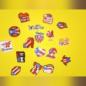 PUERTO RICO CROCS CHARMS